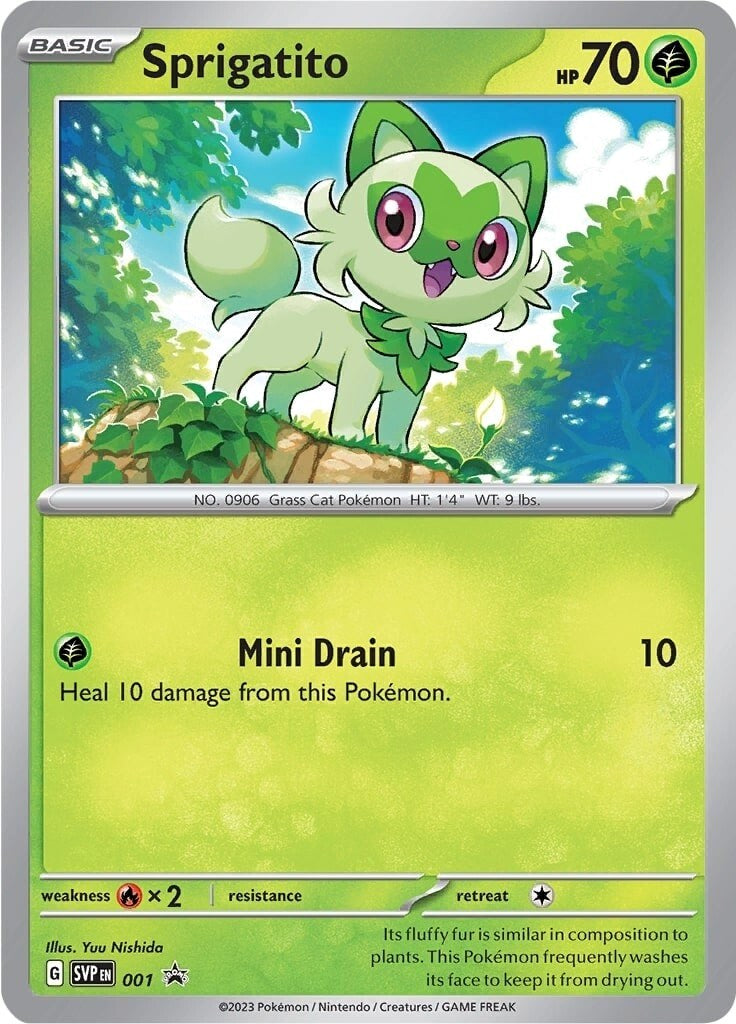 Sprigatito (001) [Scarlet & Violet: Black Star Promos] | GnG Games
