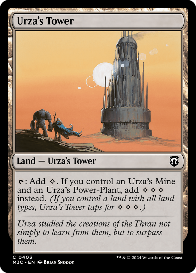 Urza's Tower (Ripple Foil) [Modern Horizons 3 Commander] | GnG Games