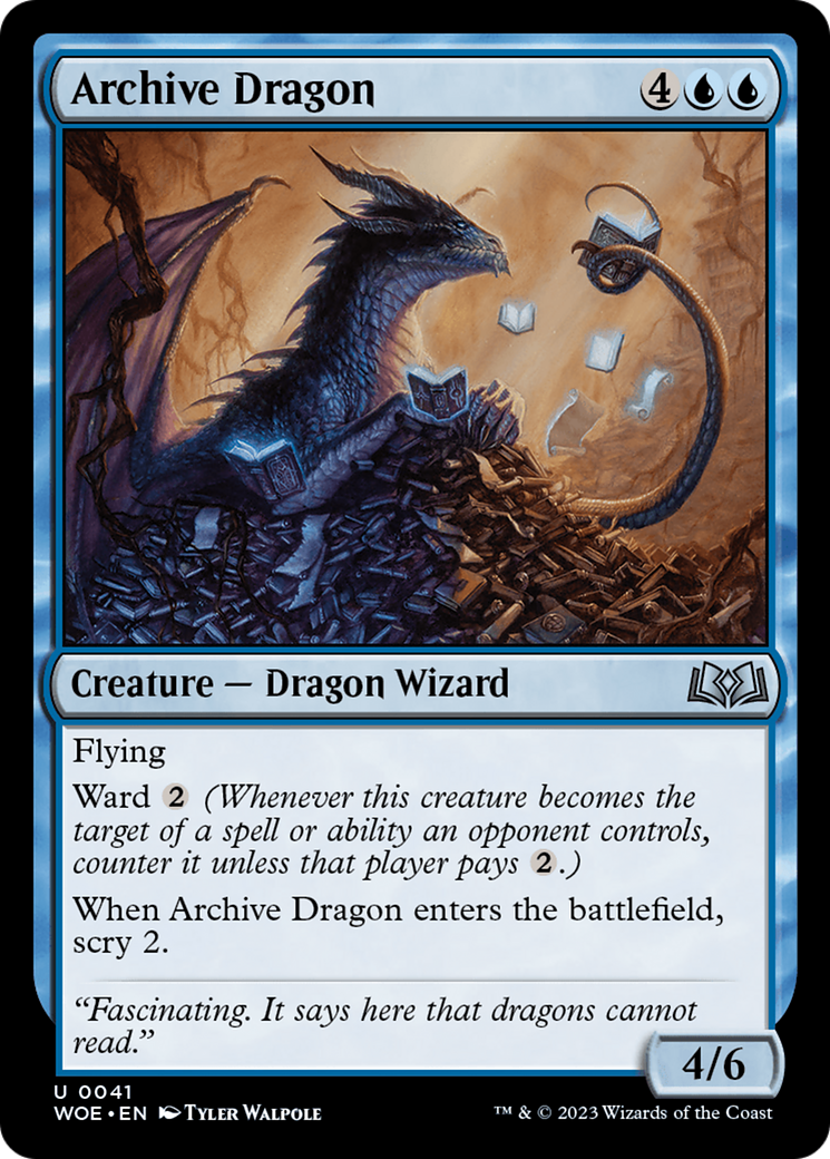 Archive Dragon [Wilds of Eldraine] | GnG Games