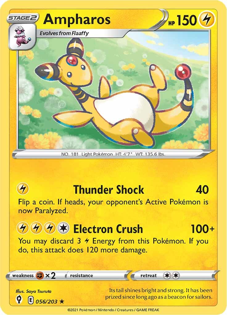 Ampharos (056/203) [Sword & Shield: Evolving Skies] | GnG Games