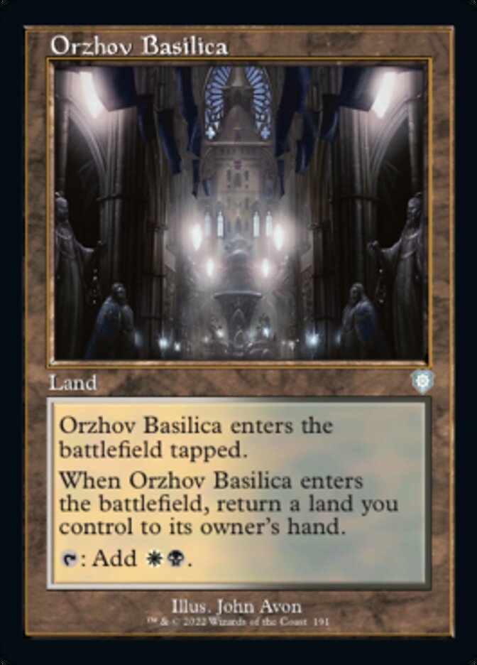 Orzhov Basilica (Retro) [The Brothers' War Commander] | GnG Games