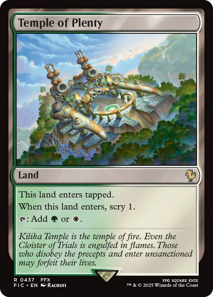 Temple of Plenty [FINAL FANTASY Commander] | GnG Games