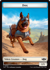 Dog // Goblin Double-Sided Token [Tarkir: Dragonstorm Commander Tokens] | GnG Games