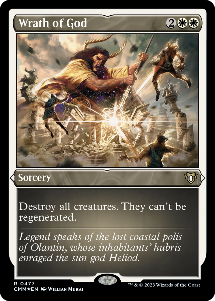 Wrath of God (Foil Etched) [Commander Masters] | GnG Games