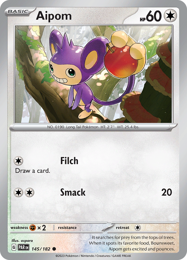 Aipom (145/182) [Scarlet & Violet: Paradox Rift] | GnG Games