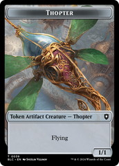 Goblin // Thopter Double-Sided Token [Bloomburrow Commander Tokens] | GnG Games