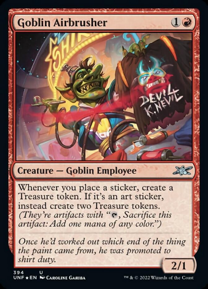 Goblin Airbrusher (Galaxy Foil) [Unfinity] | GnG Games