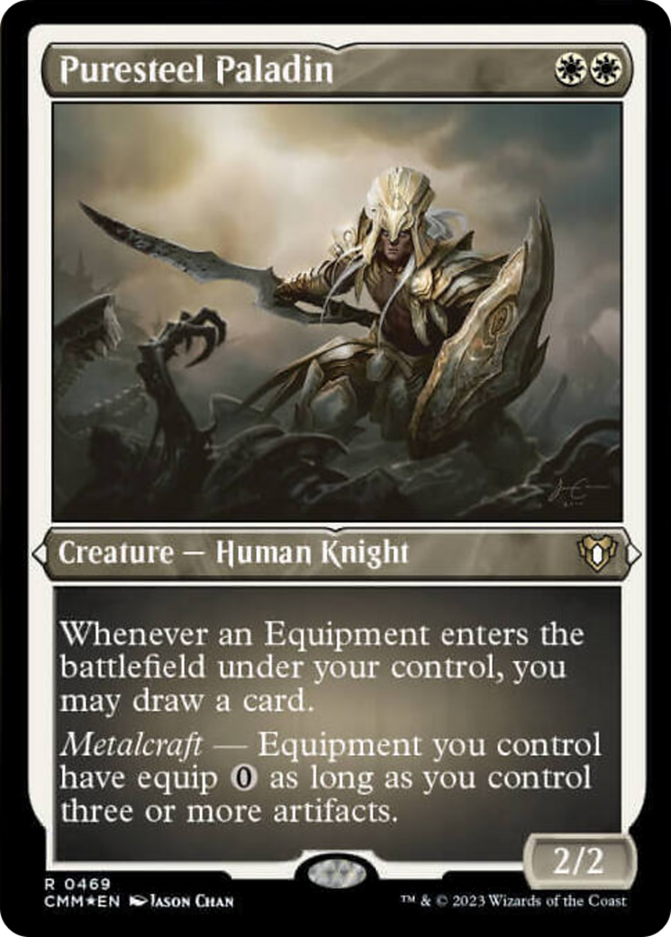 Puresteel Paladin (Foil Etched) [Commander Masters] | GnG Games