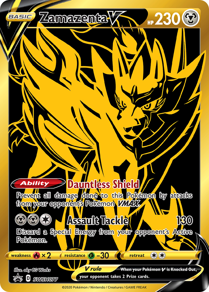 Zamazenta V (SWSH077) [Sword & Shield: Black Star Promos] | GnG Games