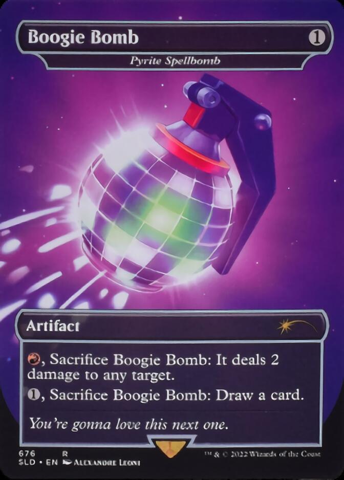 Pyrite Spellbomb - Boogie Bomb (Borderless) [Secret Lair Drop Promos] | GnG Games