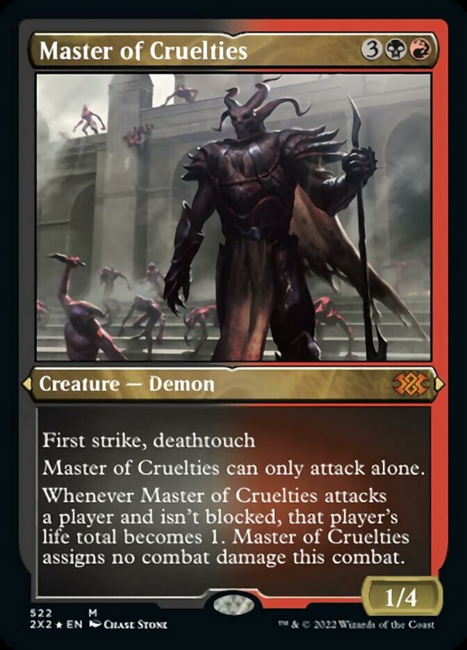 Master of Cruelties (Foil Etched) [Double Masters 2022] | GnG Games
