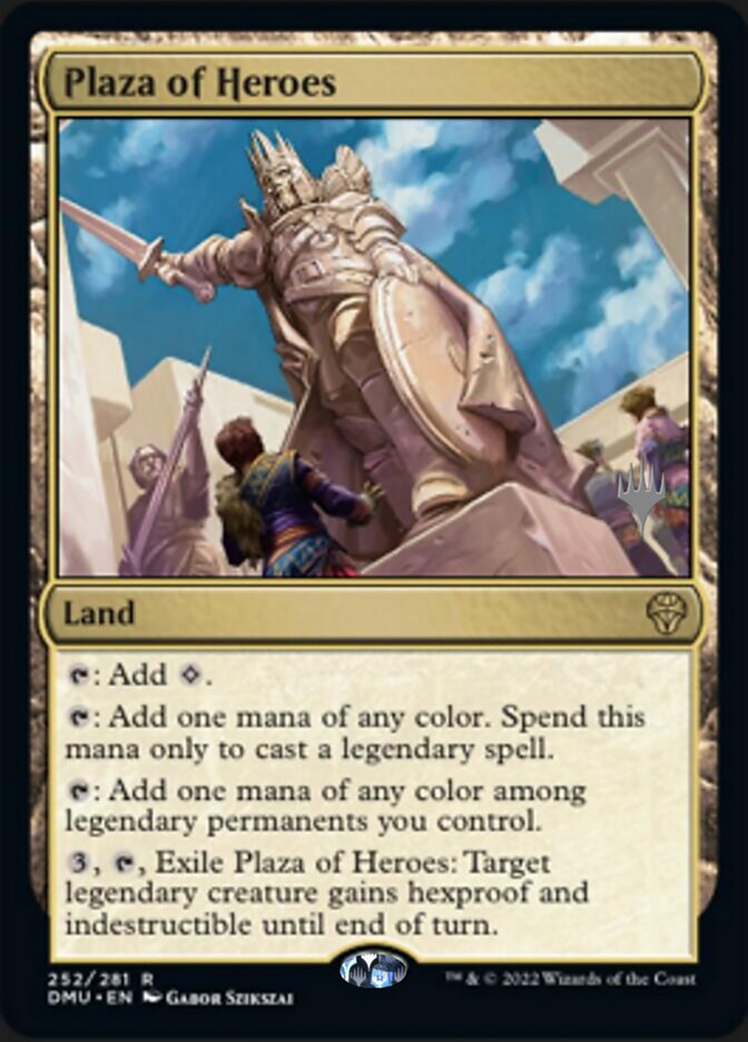 Plaza of Heroes (Promo Pack) [Dominaria United Promos] | GnG Games