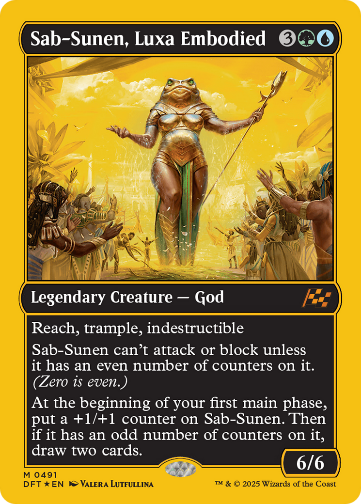 Sab-Sunen, Luxa Embodied (First-Place Foil) [Aetherdrift] | GnG Games