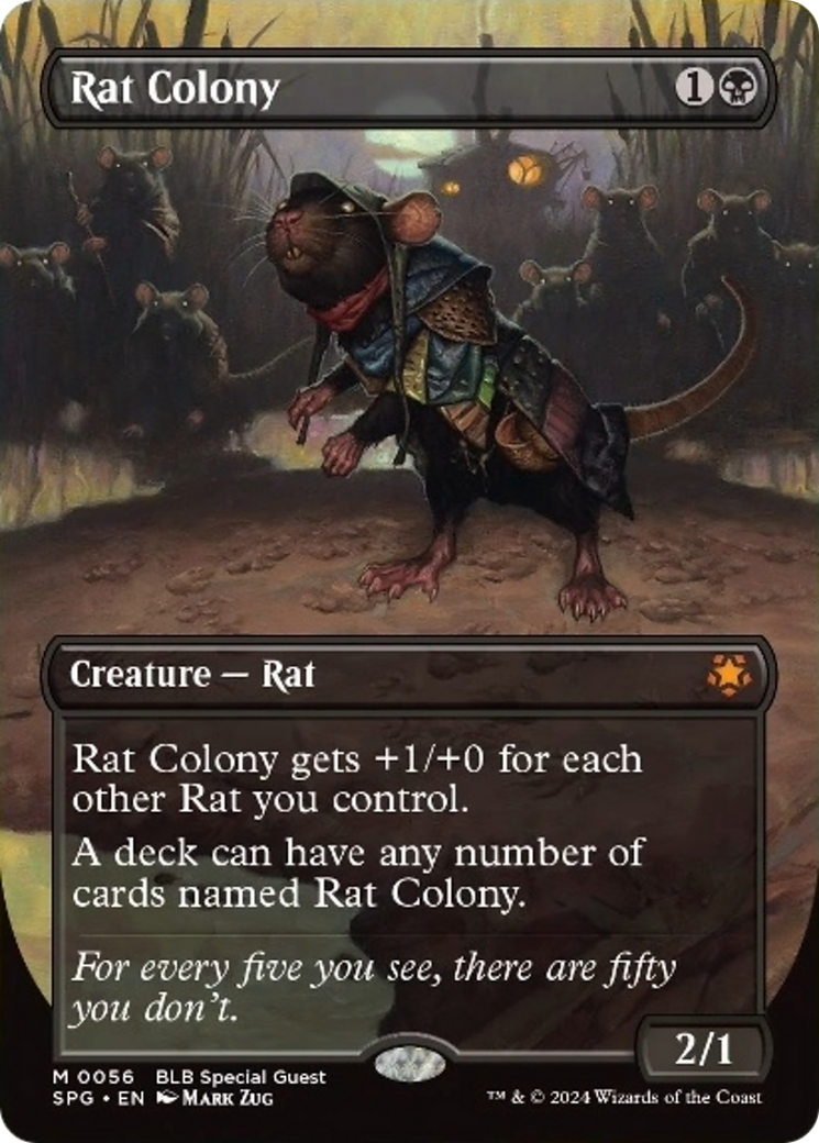 Rat Colony (Borderless) [Bloomburrow Special Guests] | GnG Games