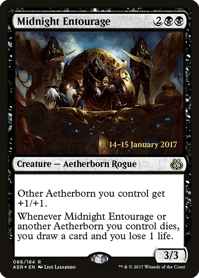 Midnight Entourage [Aether Revolt Prerelease Promos] | GnG Games
