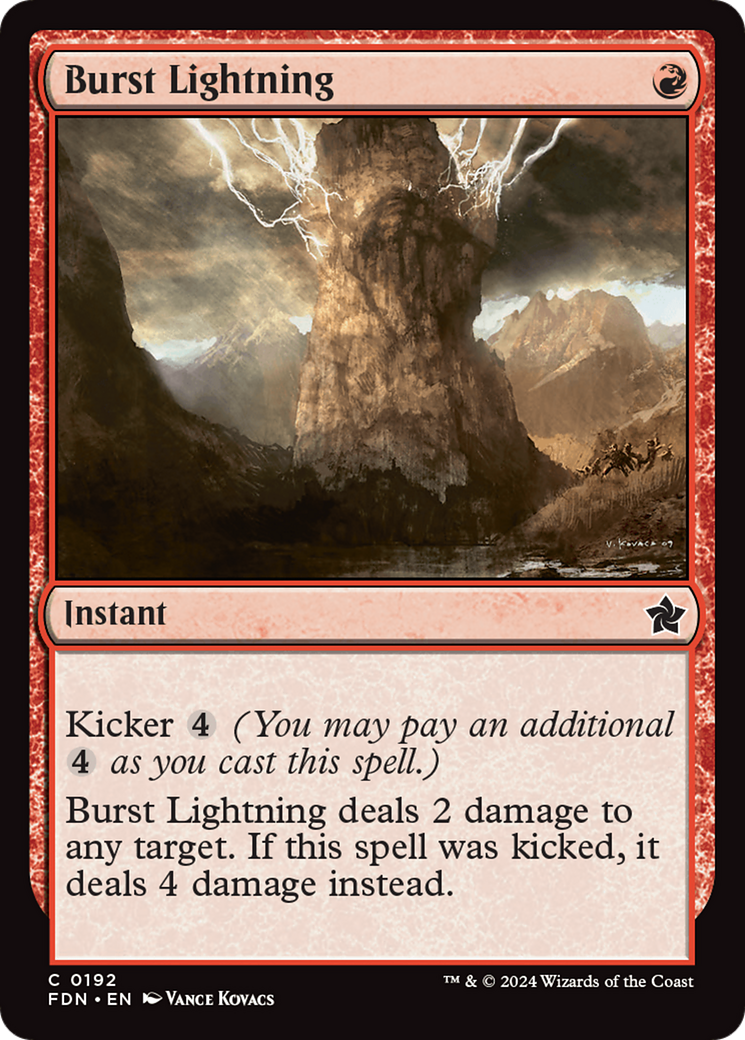 Burst Lightning [Foundations] | GnG Games