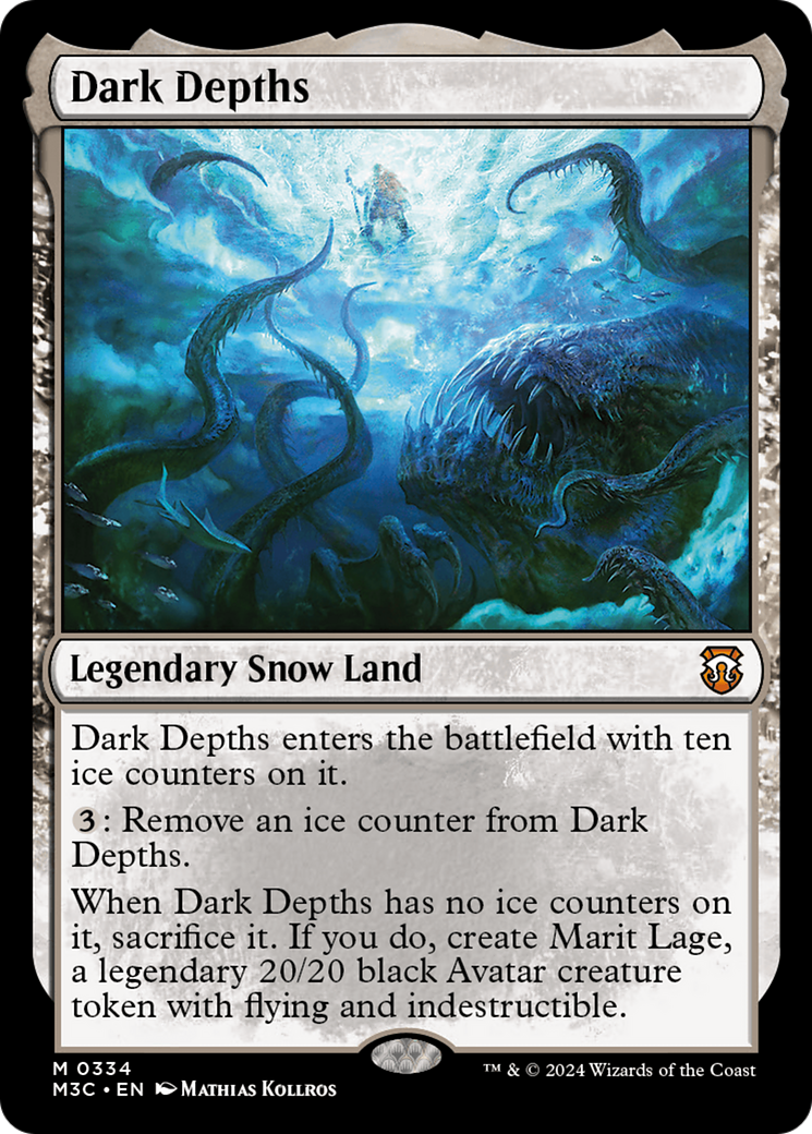 Dark Depths (Ripple Foil) [Modern Horizons 3 Commander] | GnG Games