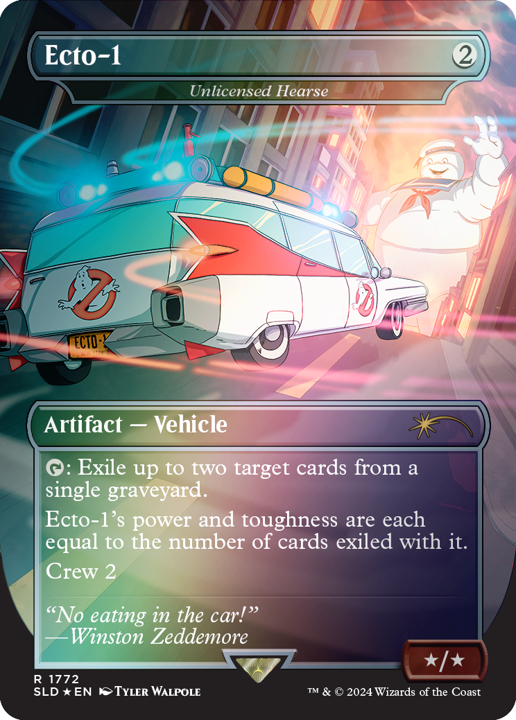 Ecto-1 - Unlicensed Hearse (Rainbow Foil) [Secret Lair Drop Series] | GnG Games