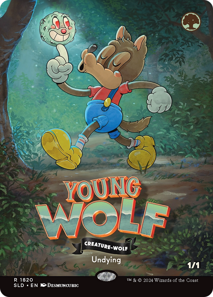 Young Wolf (Rainbow Foil) [Secret Lair Drop Series] | GnG Games