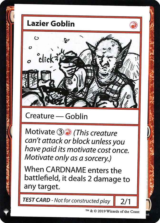 Lazier Goblin [Mystery Booster Playtest Cards] | GnG Games