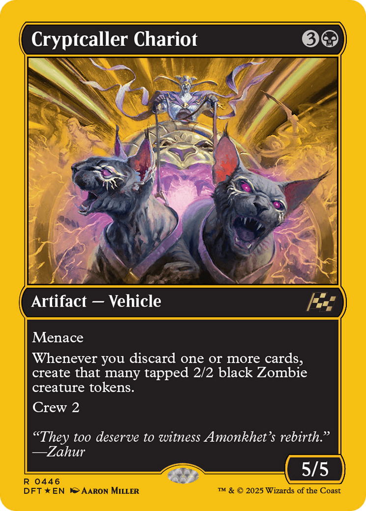 Cryptcaller Chariot (First-Place Foil) [Aetherdrift] | GnG Games