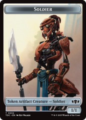 Solider (0032) // Copy Double-Sided Token [Tarkir: Dragonstorm Commander Tokens] | GnG Games