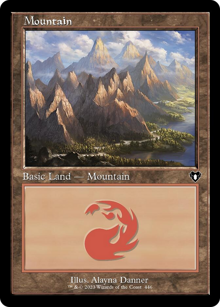 Mountain (446) (Retro) [Commander Masters] | GnG Games