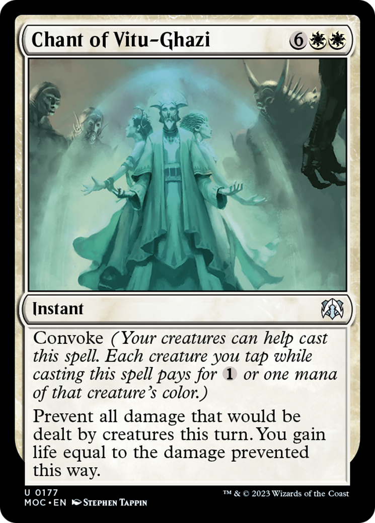 Chant of Vitu-Ghazi [March of the Machine Commander] | GnG Games