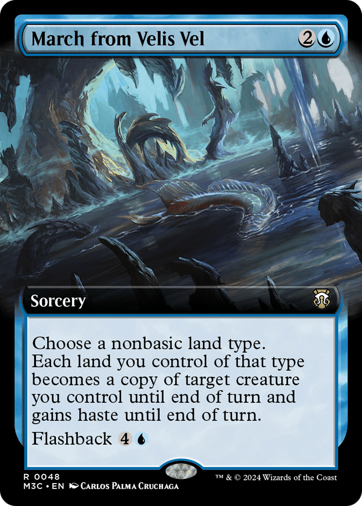 March from Velis Vel (Extended Art) (Ripple Foil) [Modern Horizons 3 Commander] | GnG Games