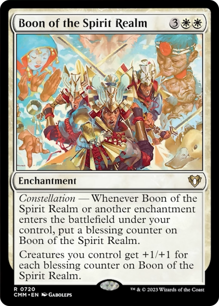 Boon of the Spirit Realm [Commander Masters] | GnG Games
