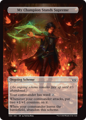 My Champion Stands Supreme (Full Art) [Duskmourn: Archenemy] | GnG Games