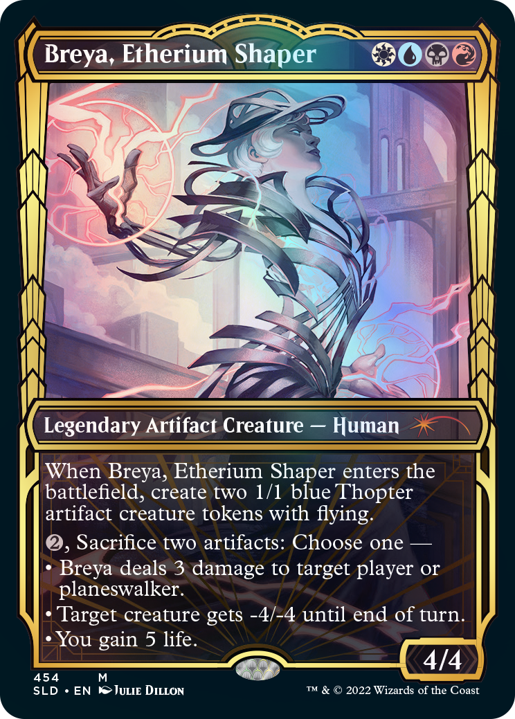 Breya, Etherium Shaper (Showcase Gilded Foil) [Secret Lair Drop Series] | GnG Games