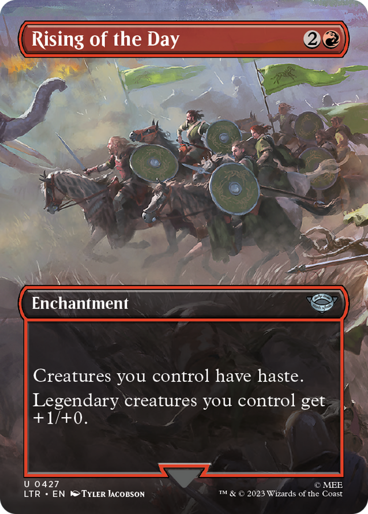 Rising of the Day (Borderless Alternate Art) [The Lord of the Rings: Tales of Middle-Earth] | GnG Games