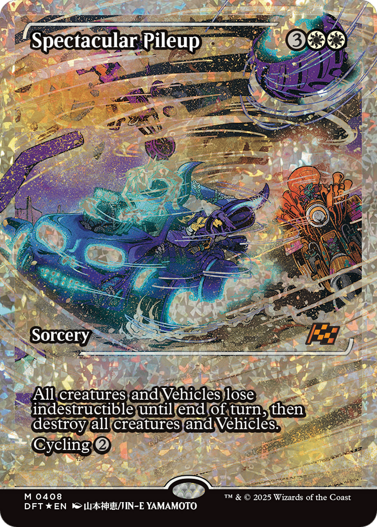 Spectacular Pileup (Showcase) (Fracture Foil) [Aetherdrift] | GnG Games