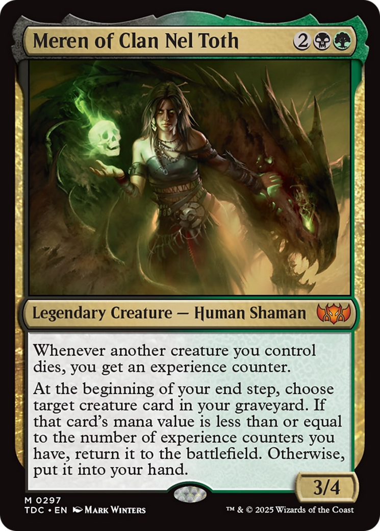 Meren of Clan Nel Toth [Tarkir: Dragonstorm Commander] | GnG Games