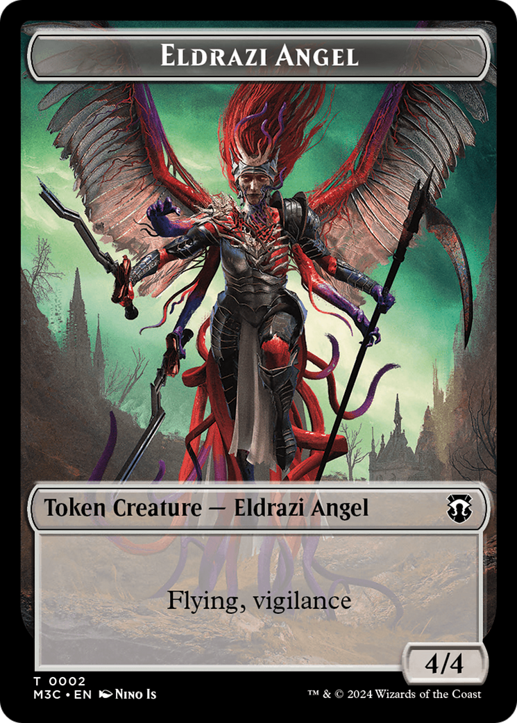 Eldrazi Angel // Copy Double-Sided Token [Modern Horizons 3 Commander Tokens] | GnG Games