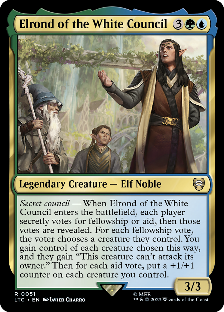 Elrond of the White Council [The Lord of the Rings: Tales of Middle-Earth Commander] | GnG Games