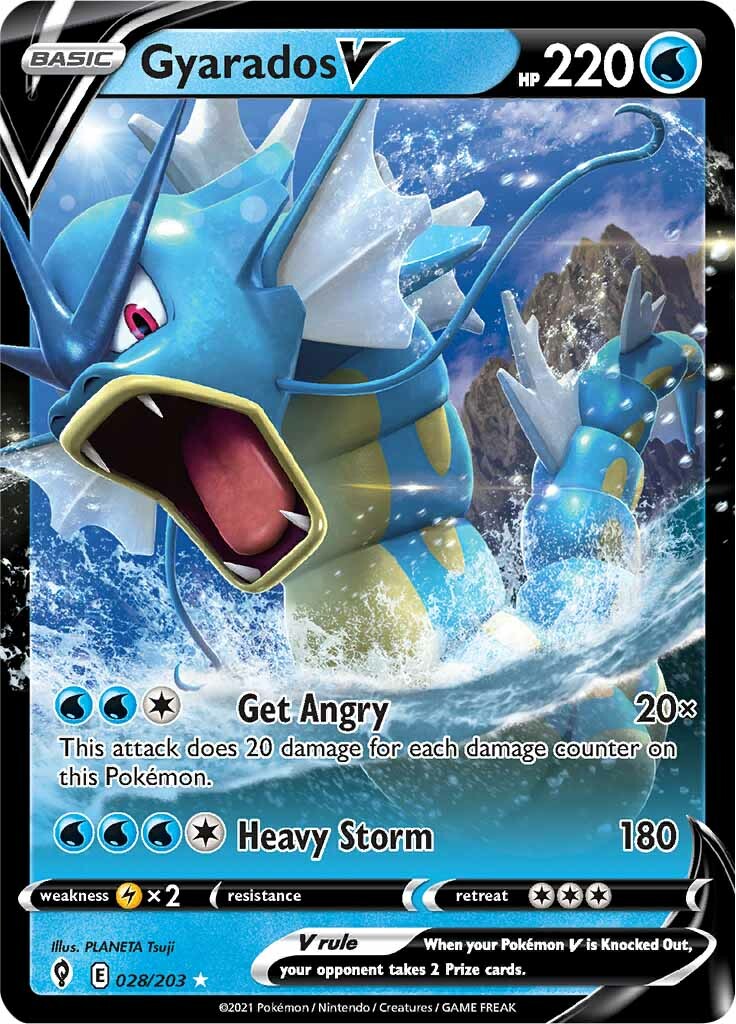 Gyarados V (028/203) [Sword & Shield: Evolving Skies] | GnG Games