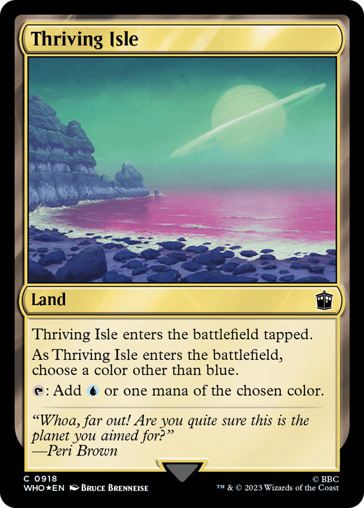 Thriving Isle (Surge Foil) [Doctor Who] | GnG Games