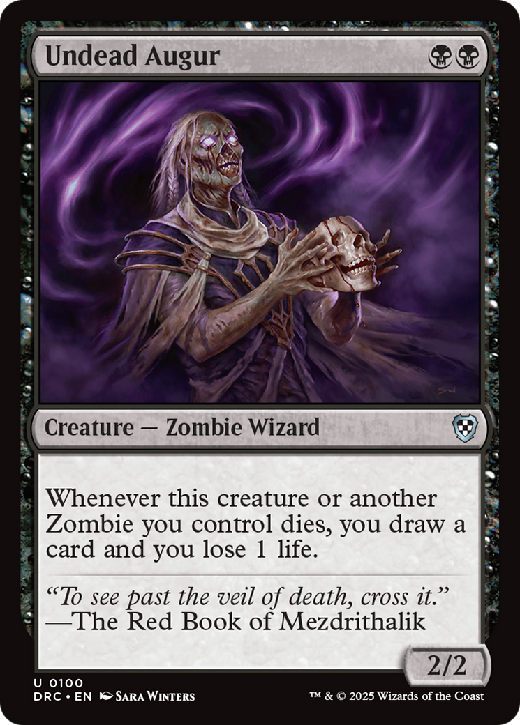 Undead Augur [Aetherdrift Commander] | GnG Games
