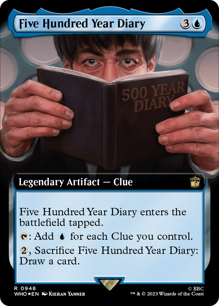 Five Hundred Year Diary (Extended Art) (Surge Foil) [Doctor Who] | GnG Games