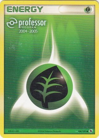 Grass Energy (104/109) (2004 2005) [Professor Program Promos] | GnG Games