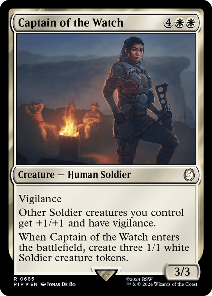 Captain of the Watch (Surge Foil) [Fallout] | GnG Games