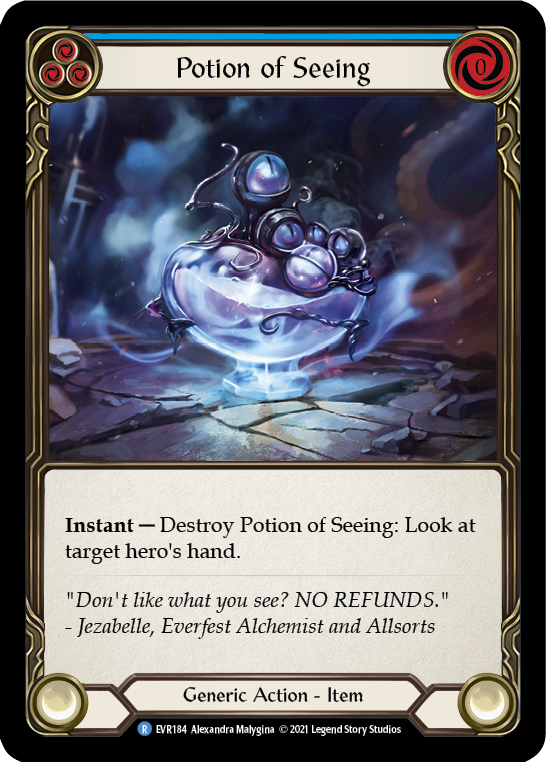 Potion of Seeing [EVR184] (Everfest)  1st Edition Cold Foil | GnG Games