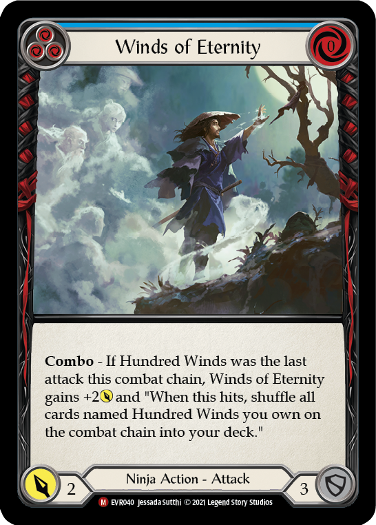 Winds of Eternity [EVR040] (Everfest)  1st Edition Rainbow Foil | GnG Games