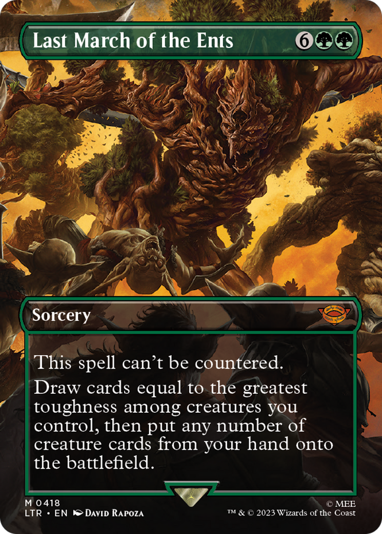 Last March of the Ents (Borderless Alternate Art) [The Lord of the Rings: Tales of Middle-Earth] | GnG Games