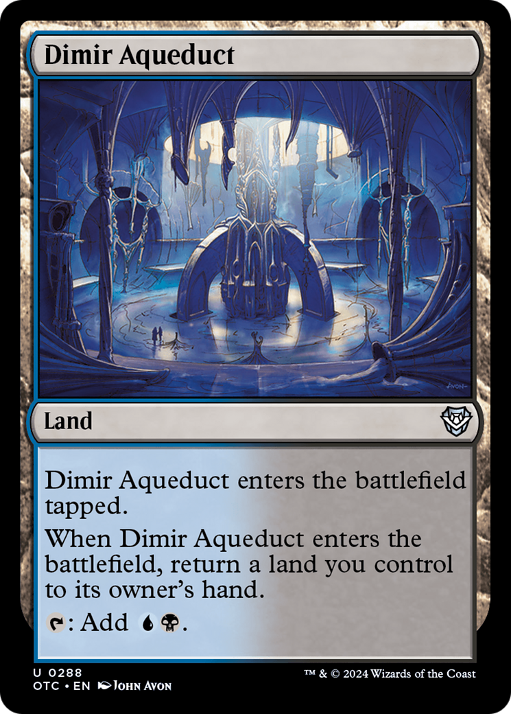 Dimir Aqueduct [Outlaws of Thunder Junction Commander] | GnG Games