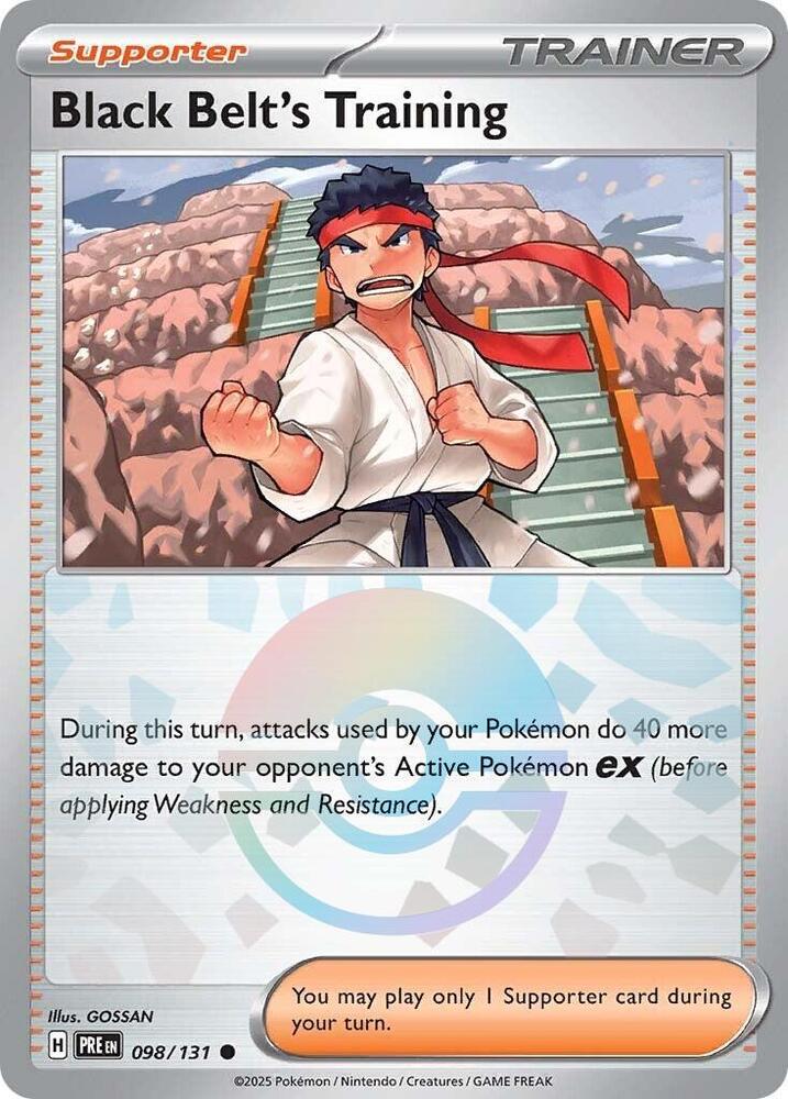 Black Belt's Training (098/131) (Poke Ball Pattern) [Scarlet & Violet: Prismatic Evolutions] | GnG Games