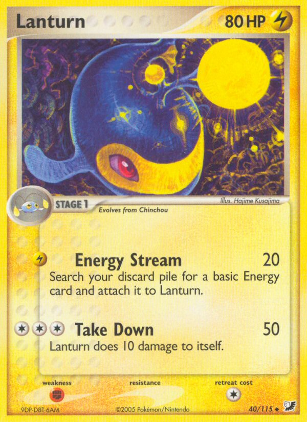 Lanturn (40/115) [EX: Unseen Forces] | GnG Games