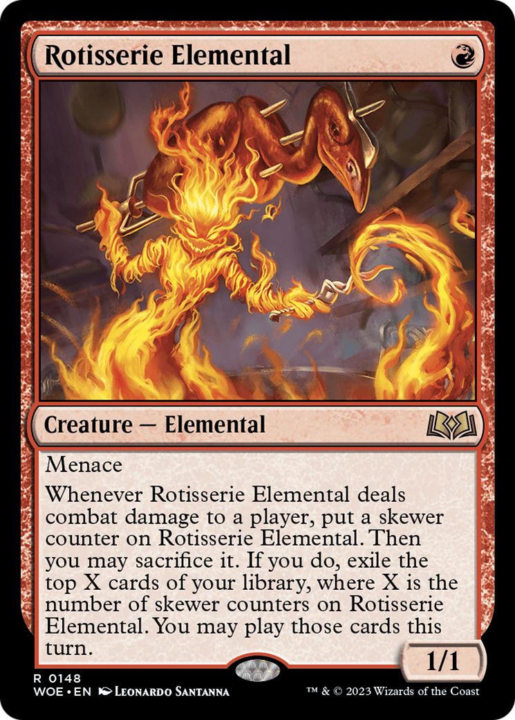 Rotisserie Elemental [Wilds of Eldraine] | GnG Games